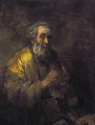 Homer Dictating his Verses Rembrandt